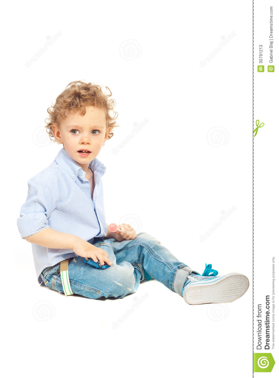 kid sitting on floor